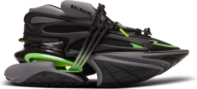 Balmain Unicorn Low Sneaker Neoprene & Calfskin